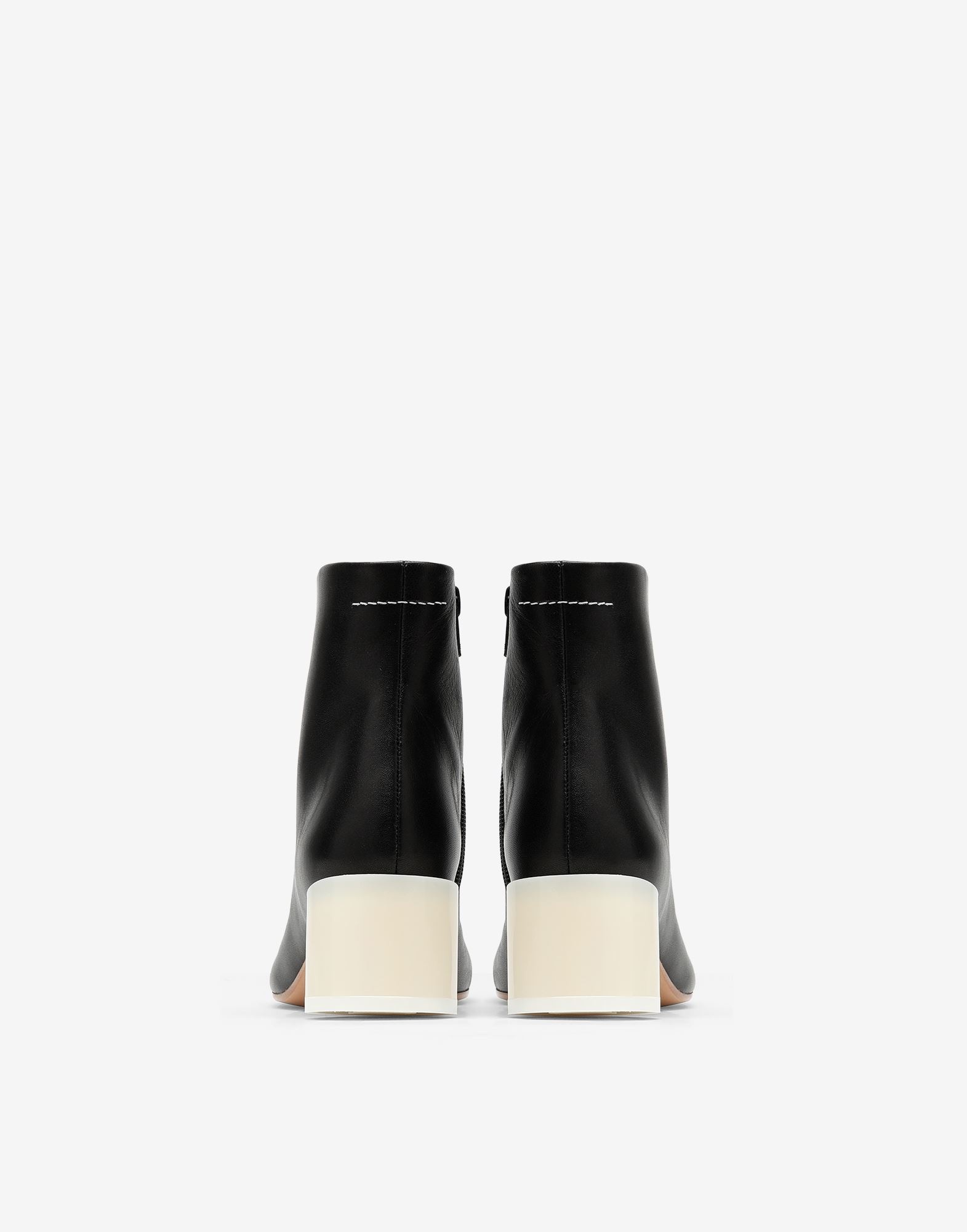 6 logo heel boots - 3