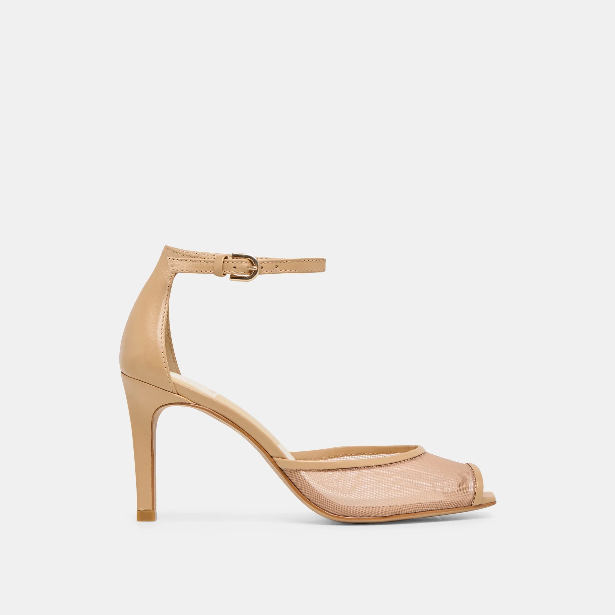SERLO MESH HEELS CAFE MESH - 1