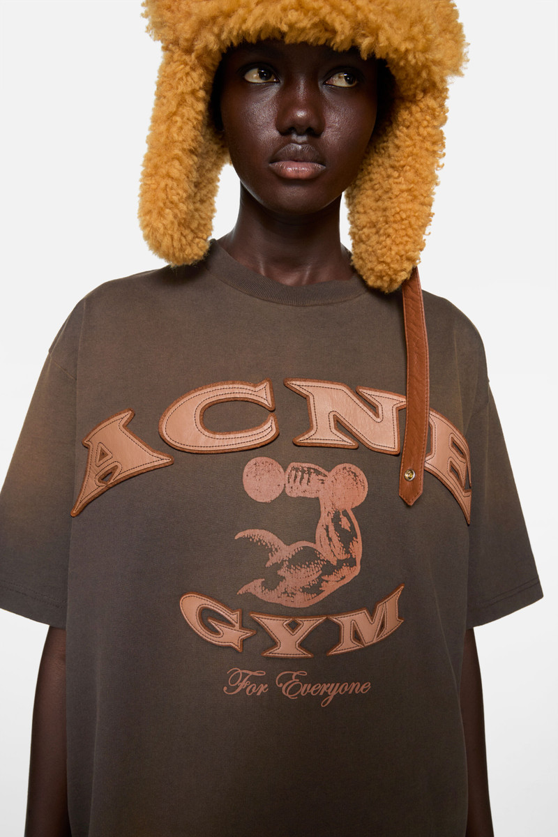 Logo t-shirt - Dark brown 4