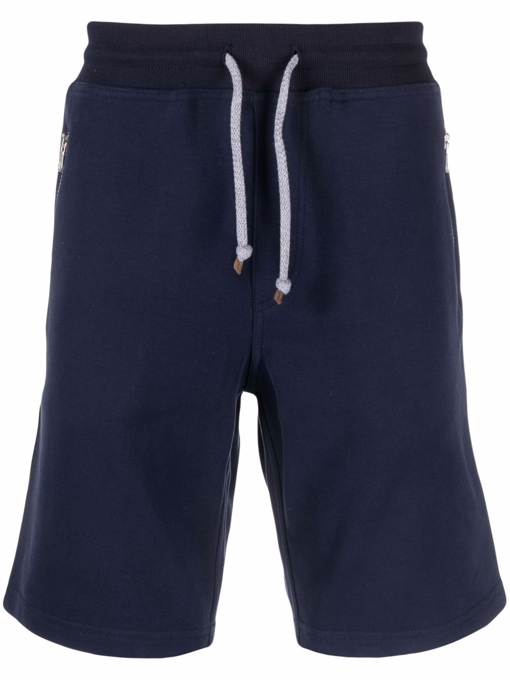 drawstring cotton shorts - 1