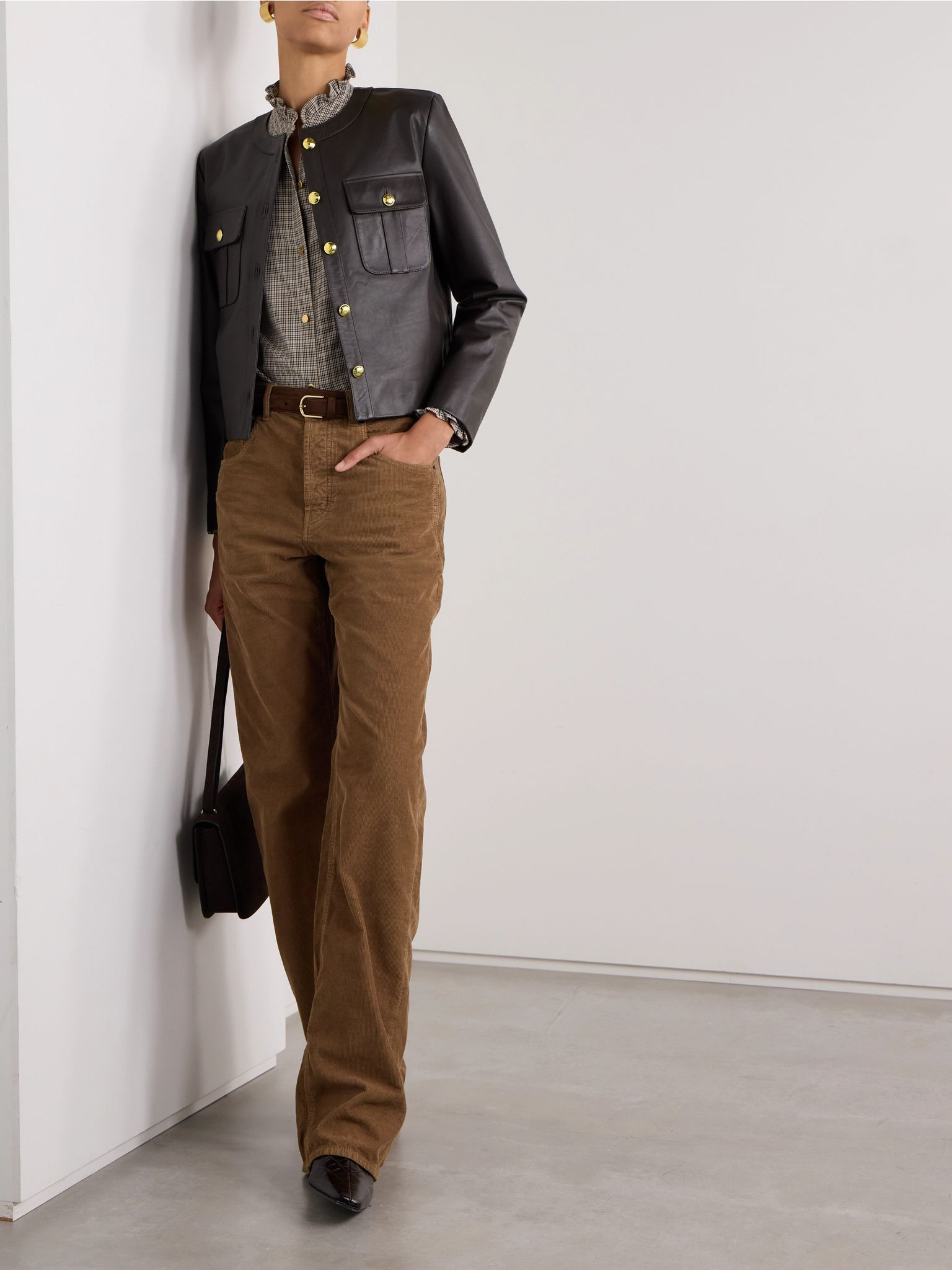 Kitra leather jacket Brown - 2
