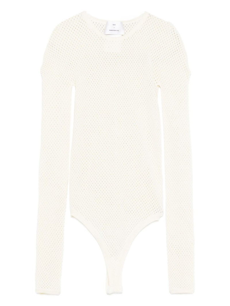 mesh-knit bodysuit 1