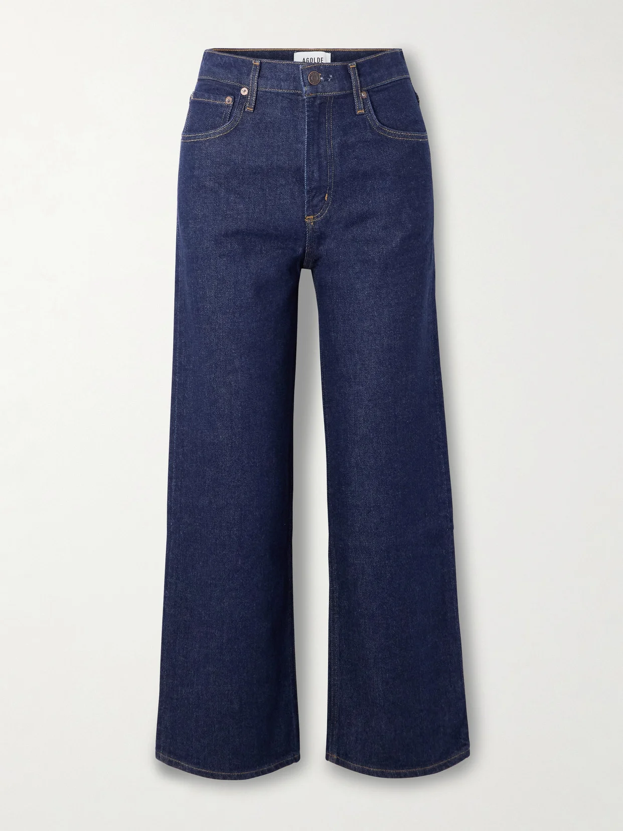 Ren Cropped High-rise Wide-leg Jeans - 1