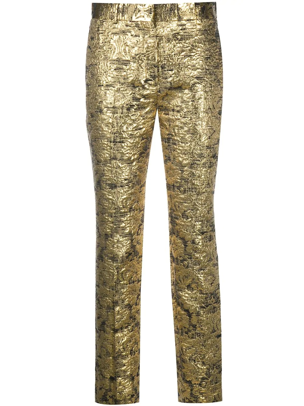 Lucy metallic-effect trousers  - 1