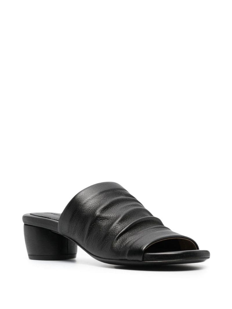 leather 50mm mules - 2