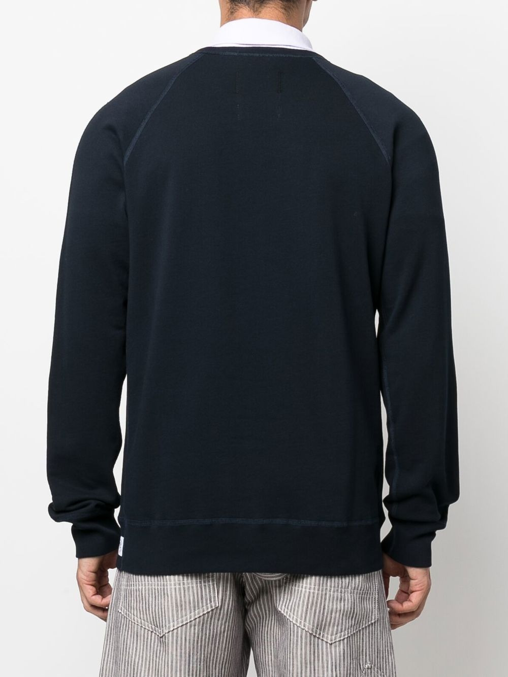 logo-print cotton sweatshirt - 4