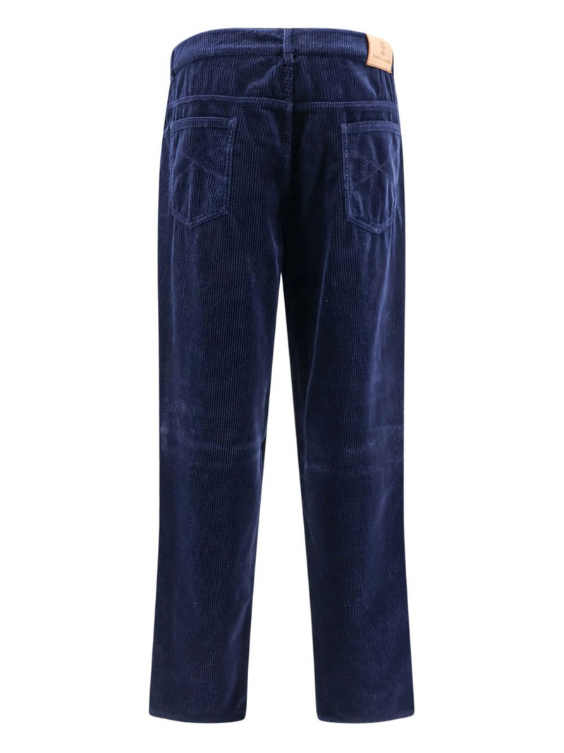 Brunello Cucinelli corduroy-texture trousers outlook