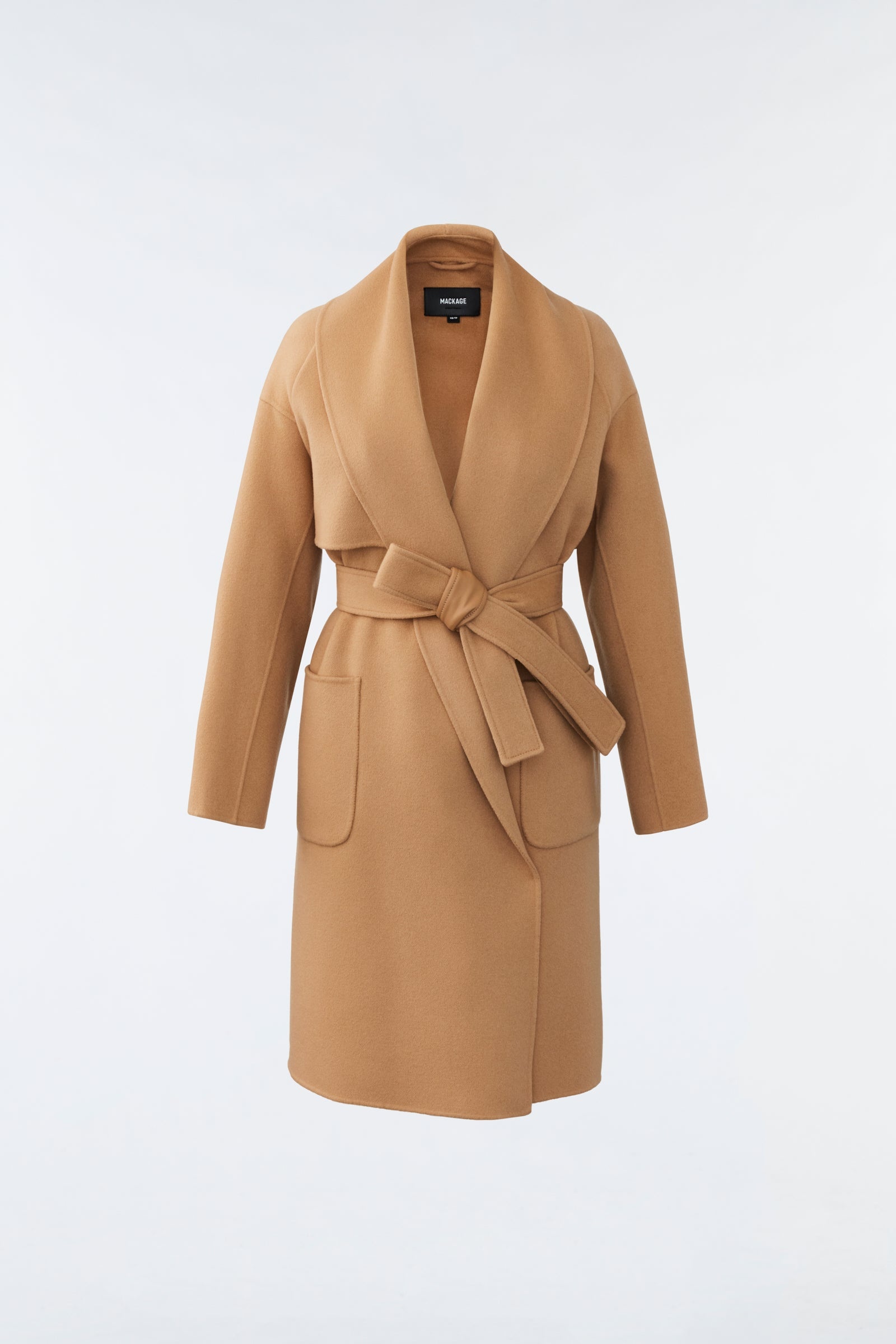 THALIA Double-face wool robe coat - 1