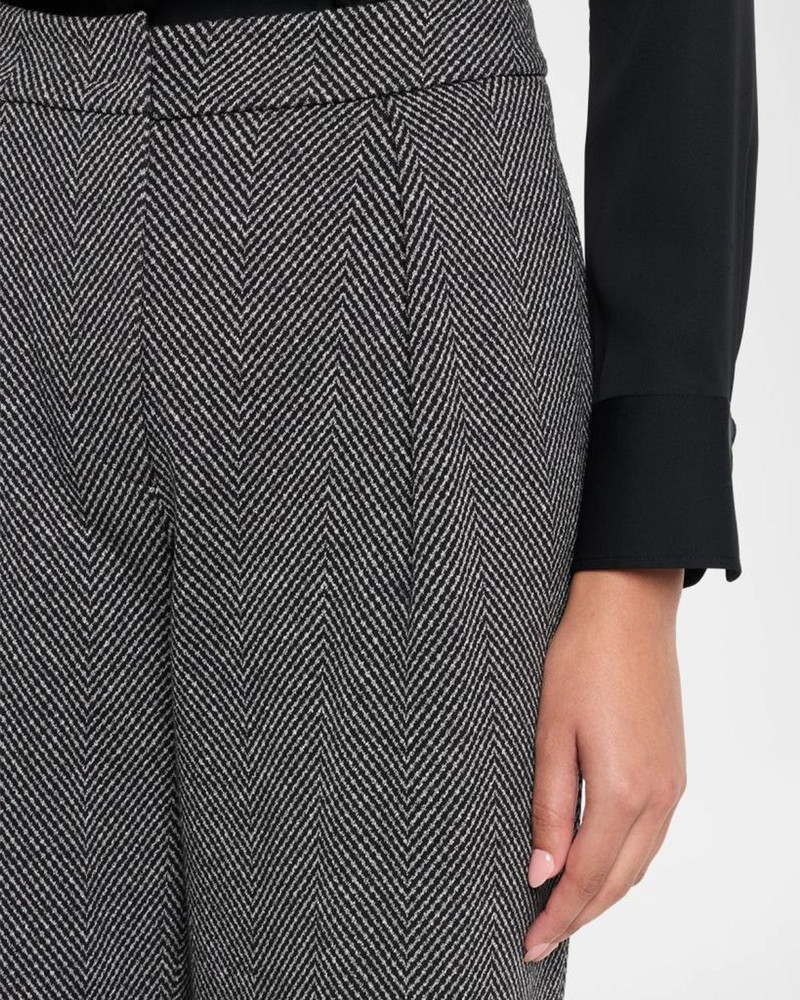 Straight-Leg Chevron Trousers 5