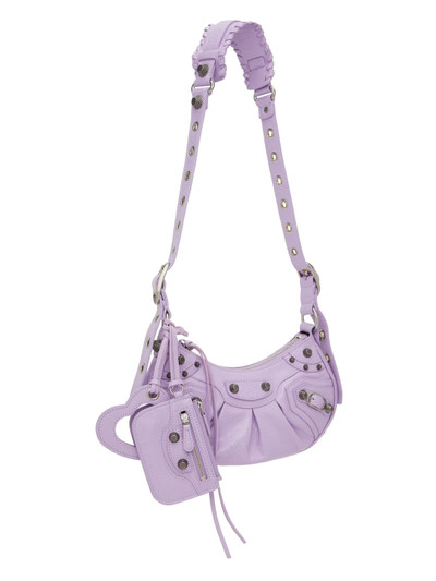 BALENCIAGA Purple XS 'Le Cagole' Shoulder Bag outlook