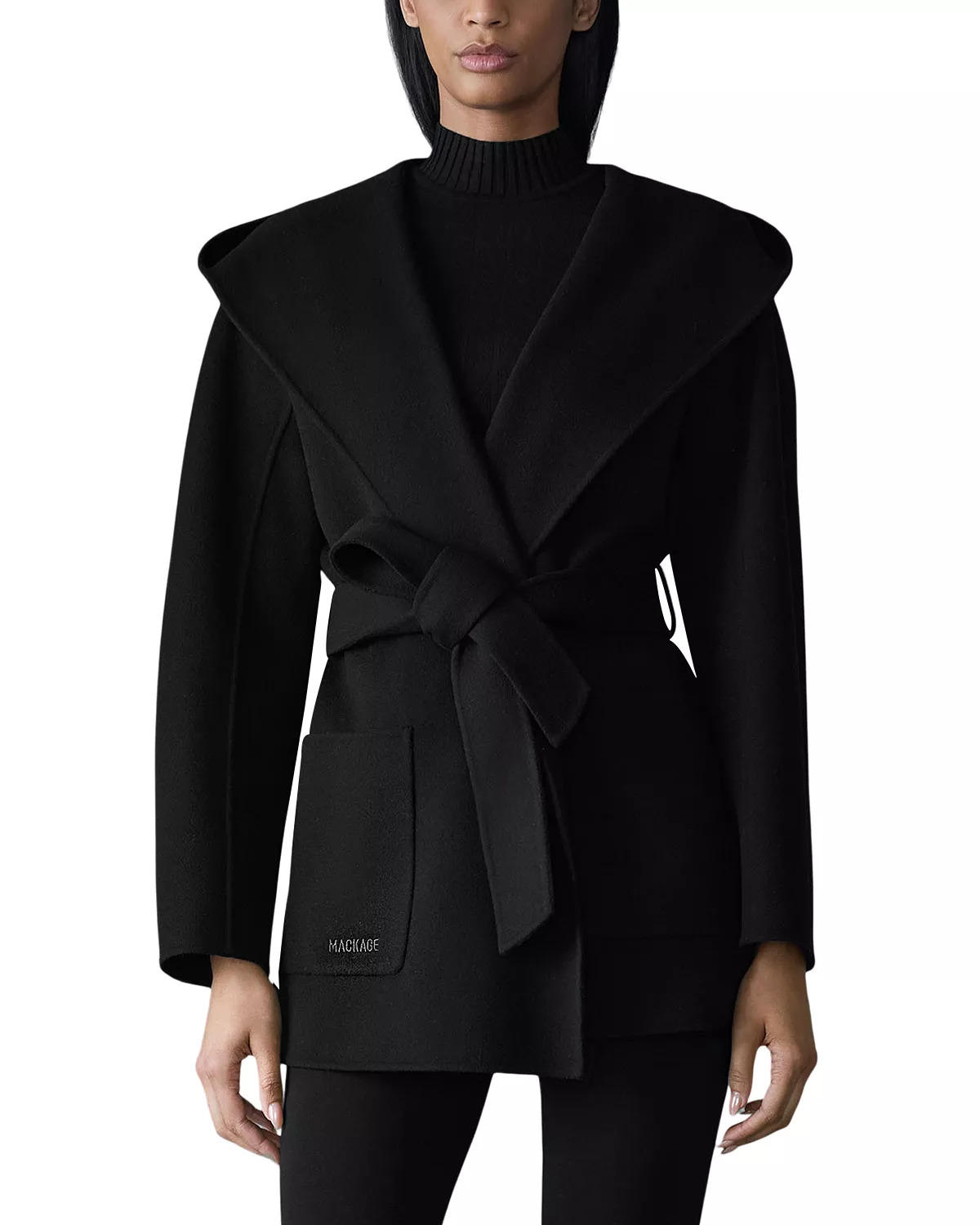 Wool Belted Midi Coat - 2