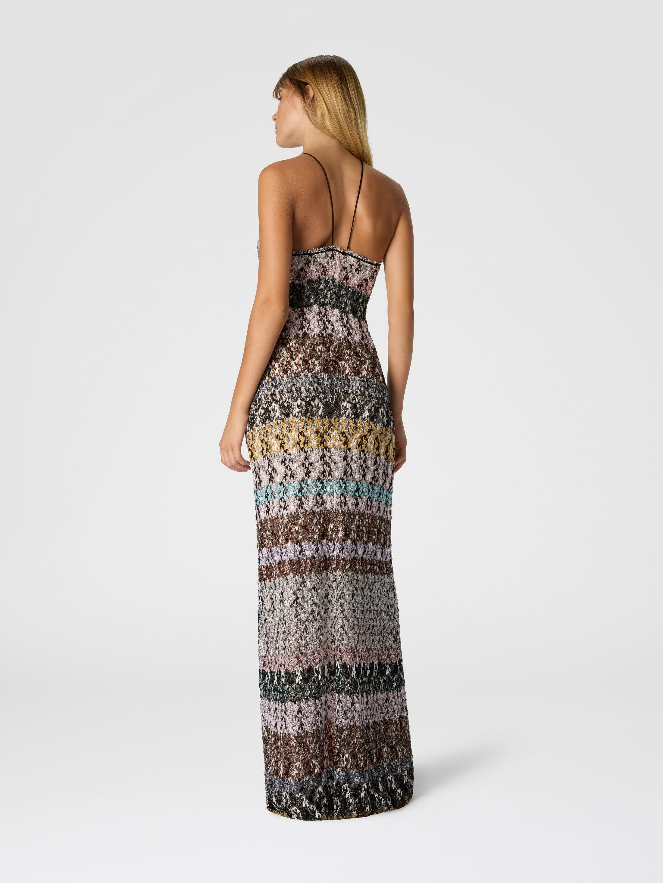 Missoni Long Dress With Embroidered Lace in Multicoloured at Nordstrom - 3