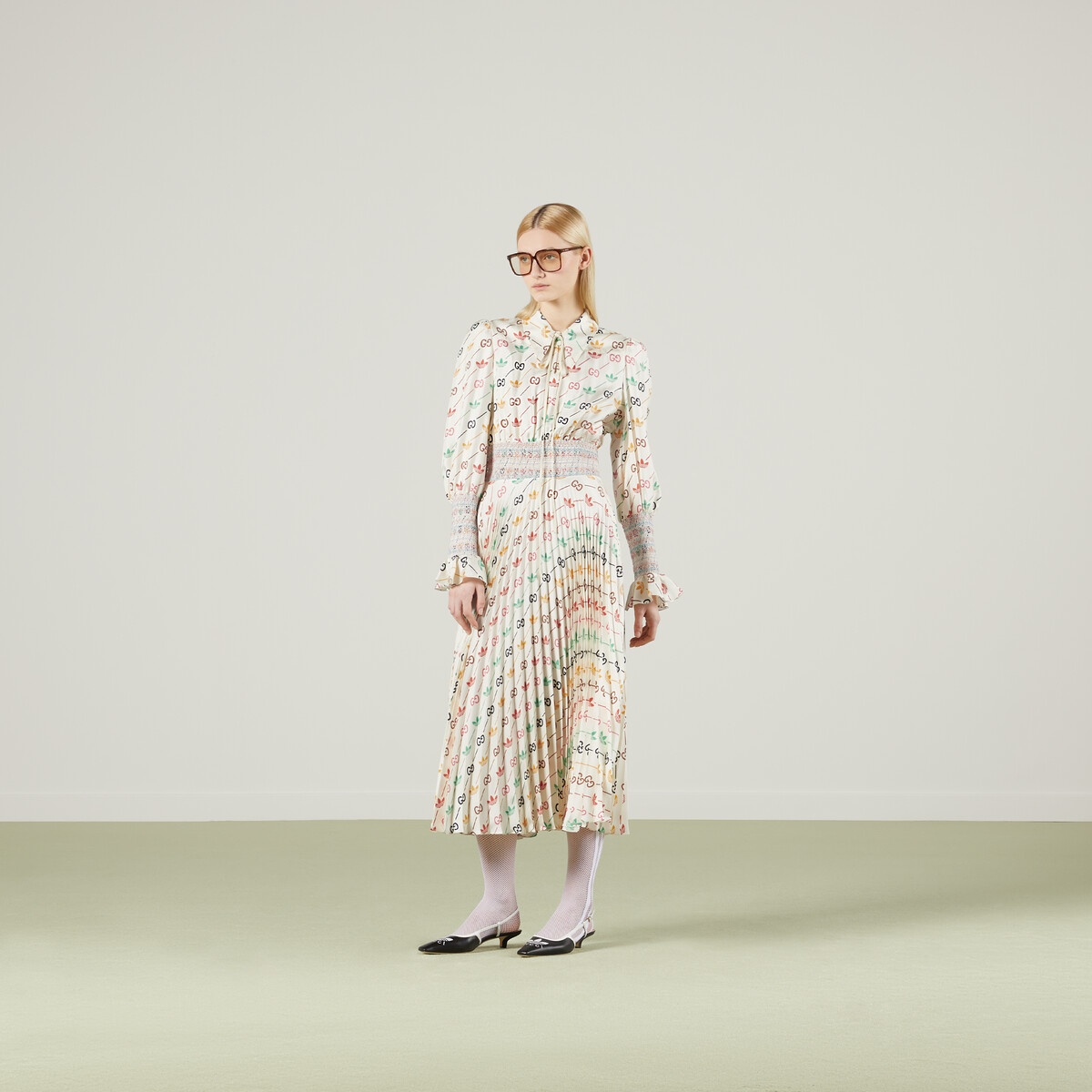 adidas x Gucci GG Trefoil stripe dress - 2