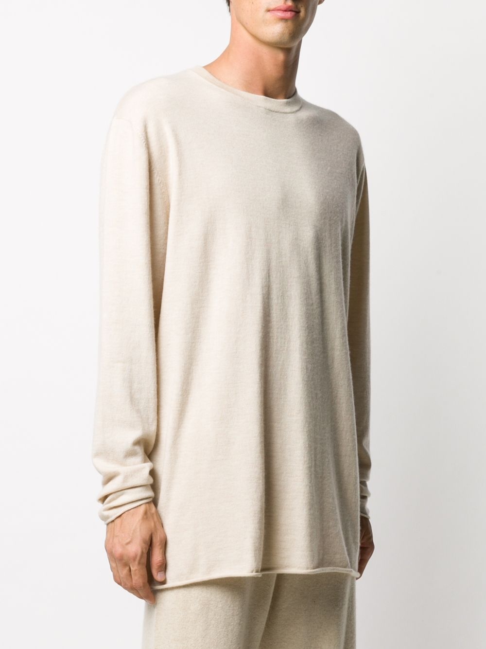 crewneck knit jumper - 4