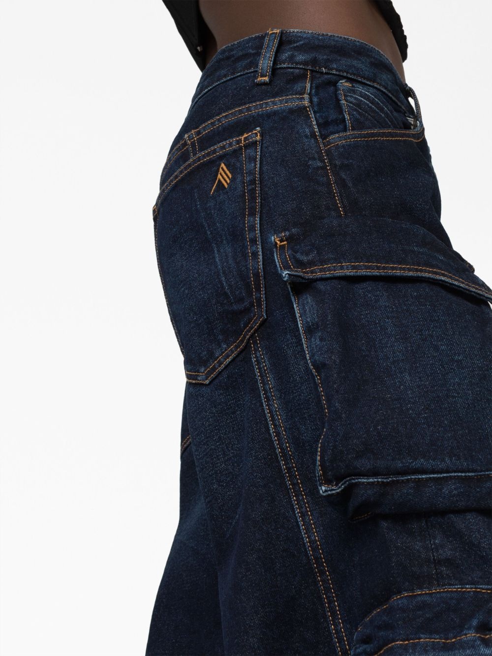 Fern wide-leg cargo jeans - 3