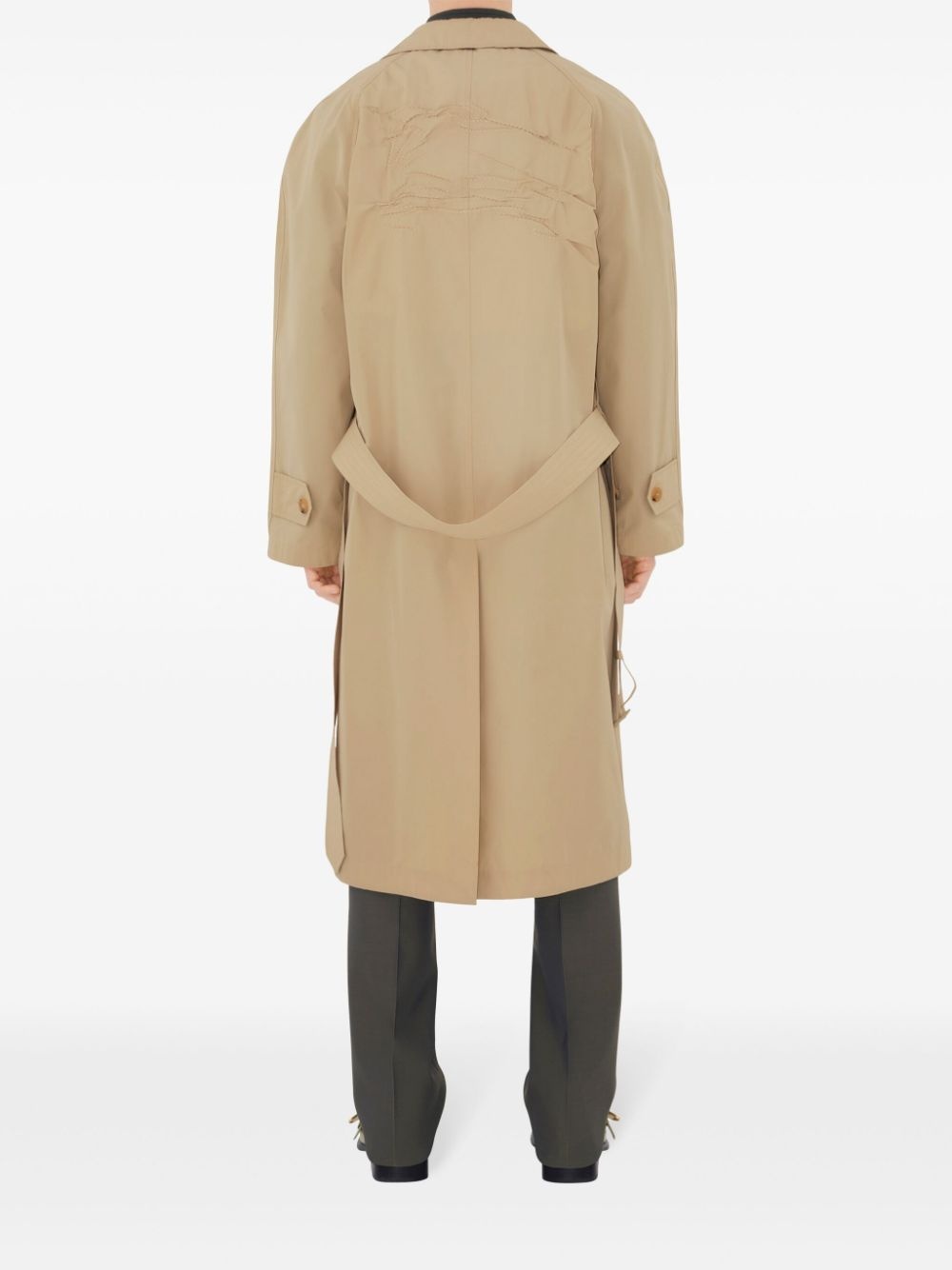 EDK-embroidered car coat - 4