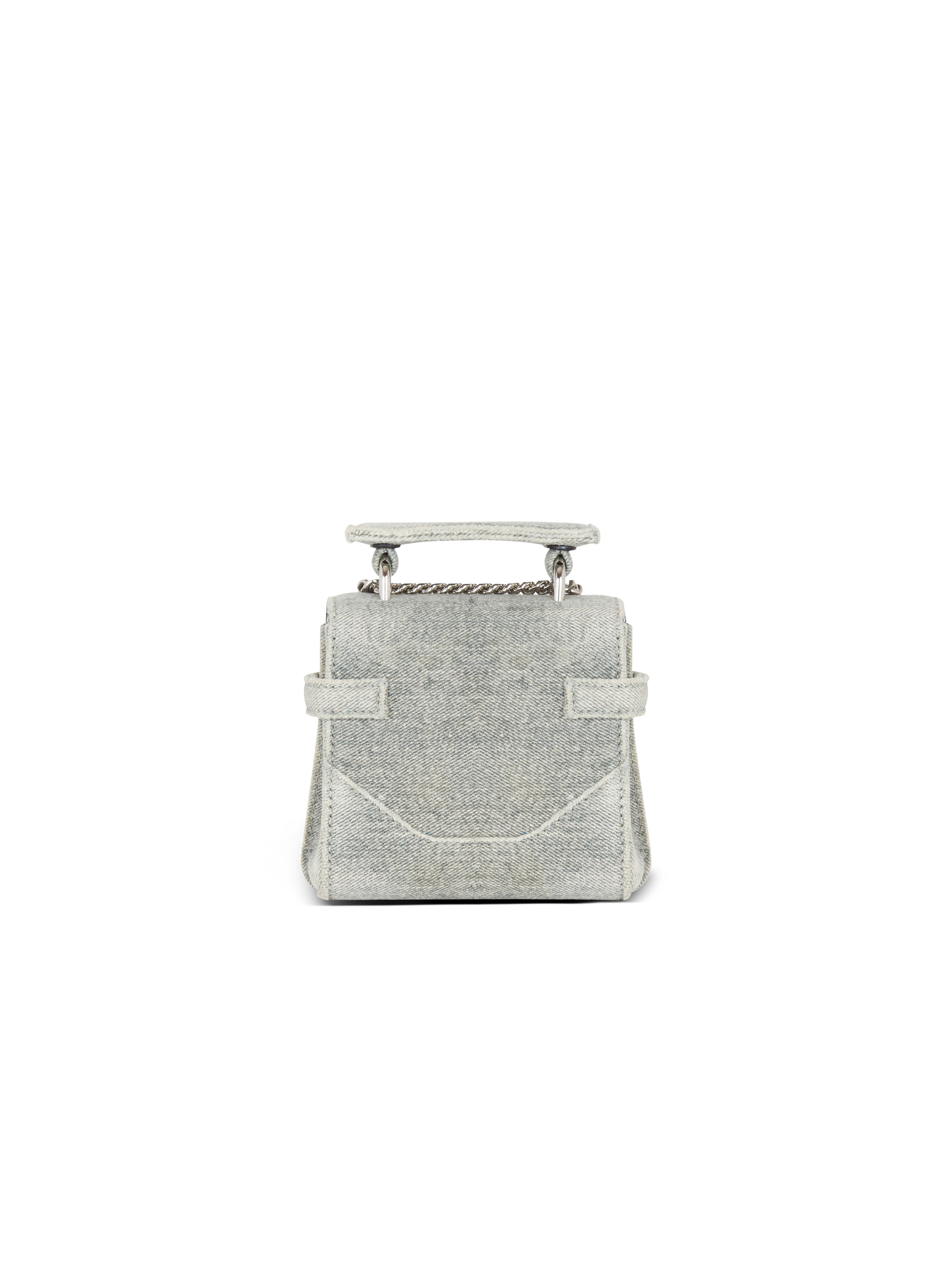 B-Buzz vintage-effect denim mini bag - 4