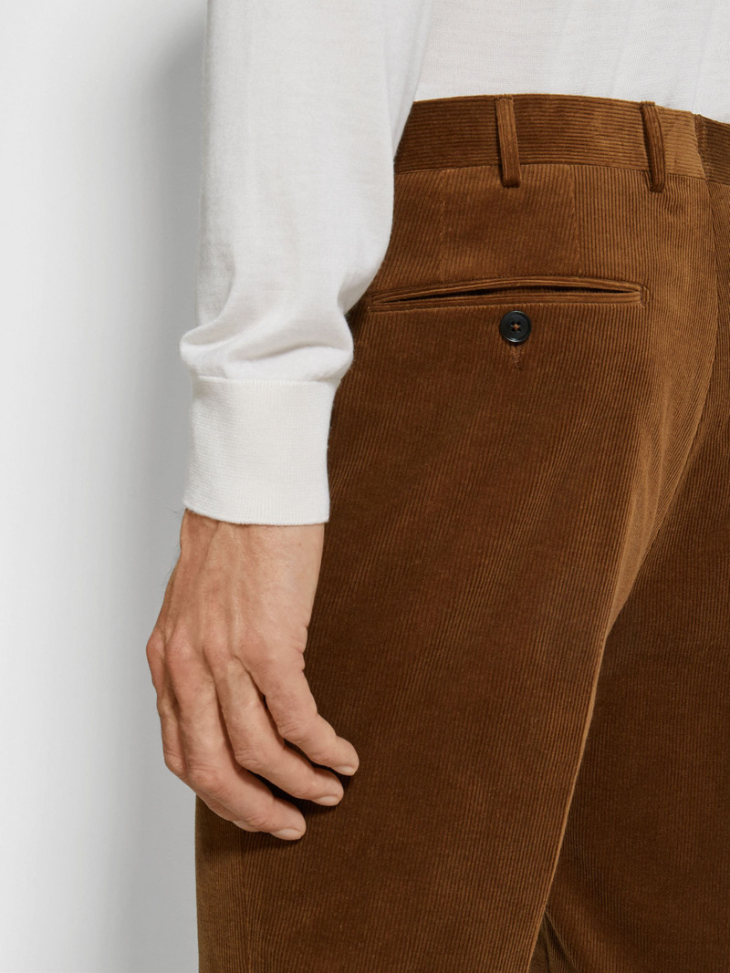 ZEGNA DARK FOLIAGE CASHCO PANTS outlook