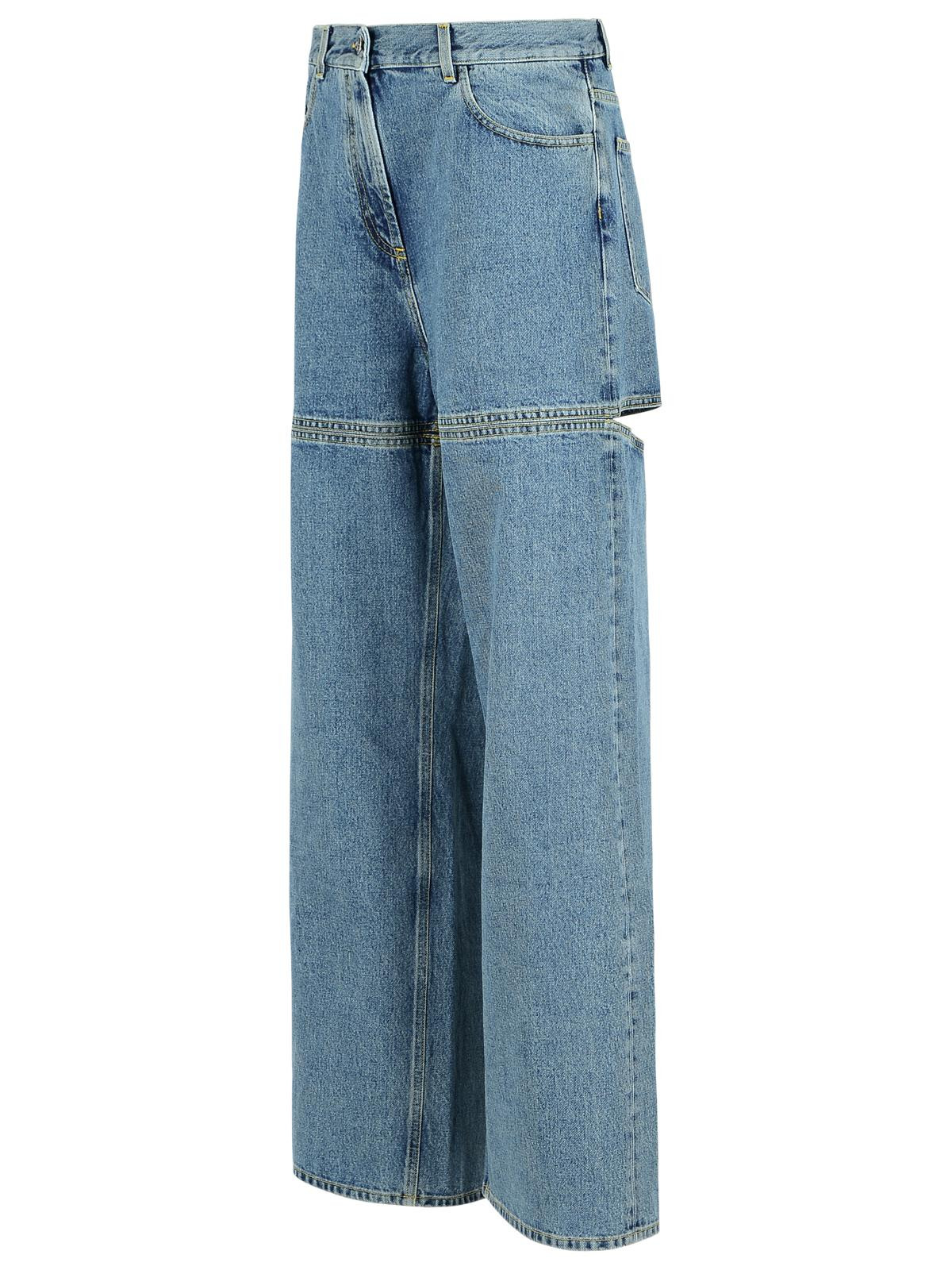 The Attico Blue Cotton Jeans Women - 2