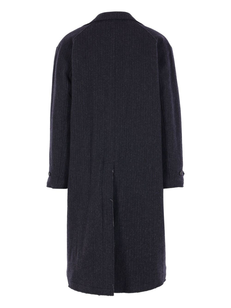 Comme des Garçons Homme pinstripe toggle coat outlook