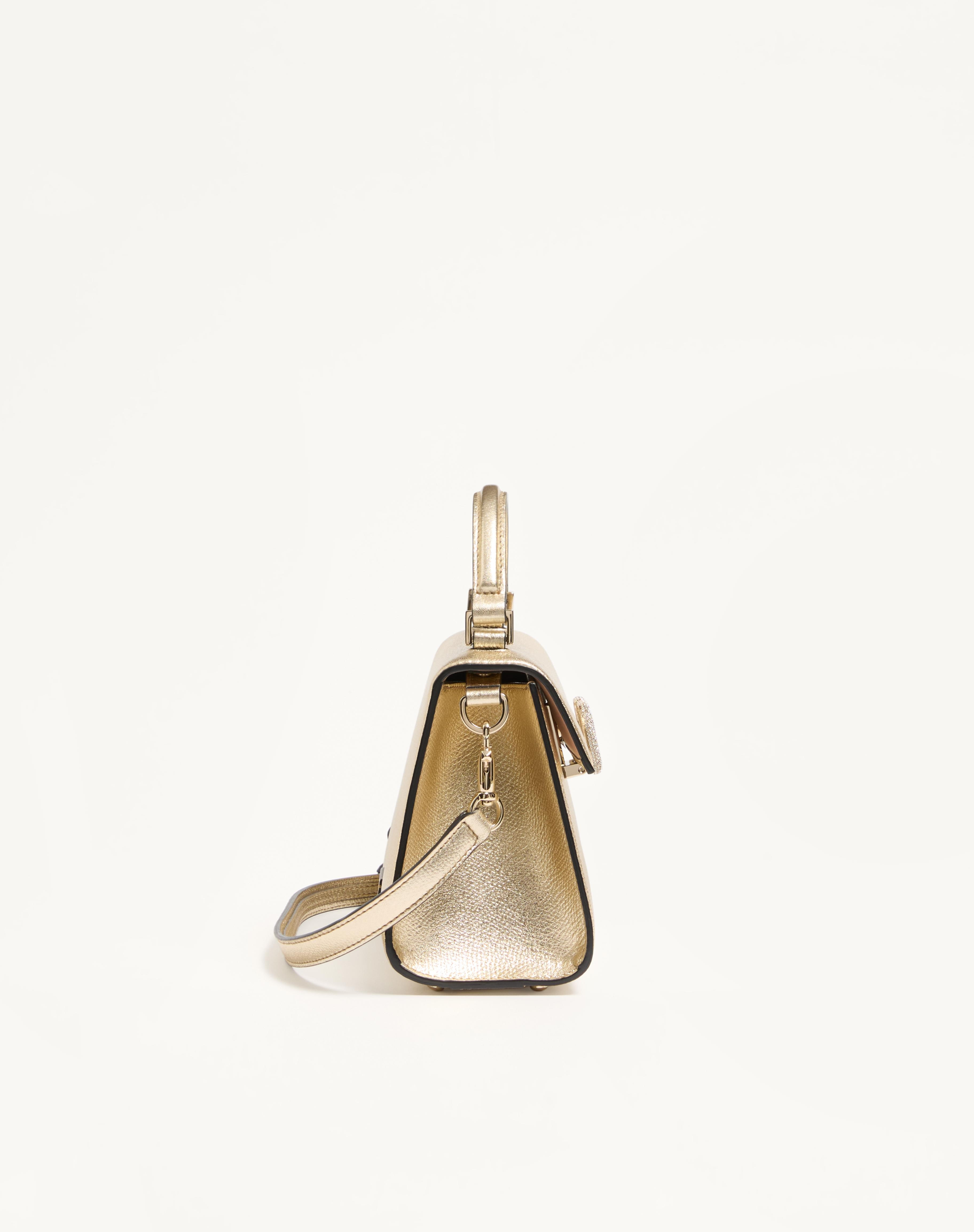 MINI VSLING HANDBAG IN METALLIC GRAINY CALFSKIN - 3