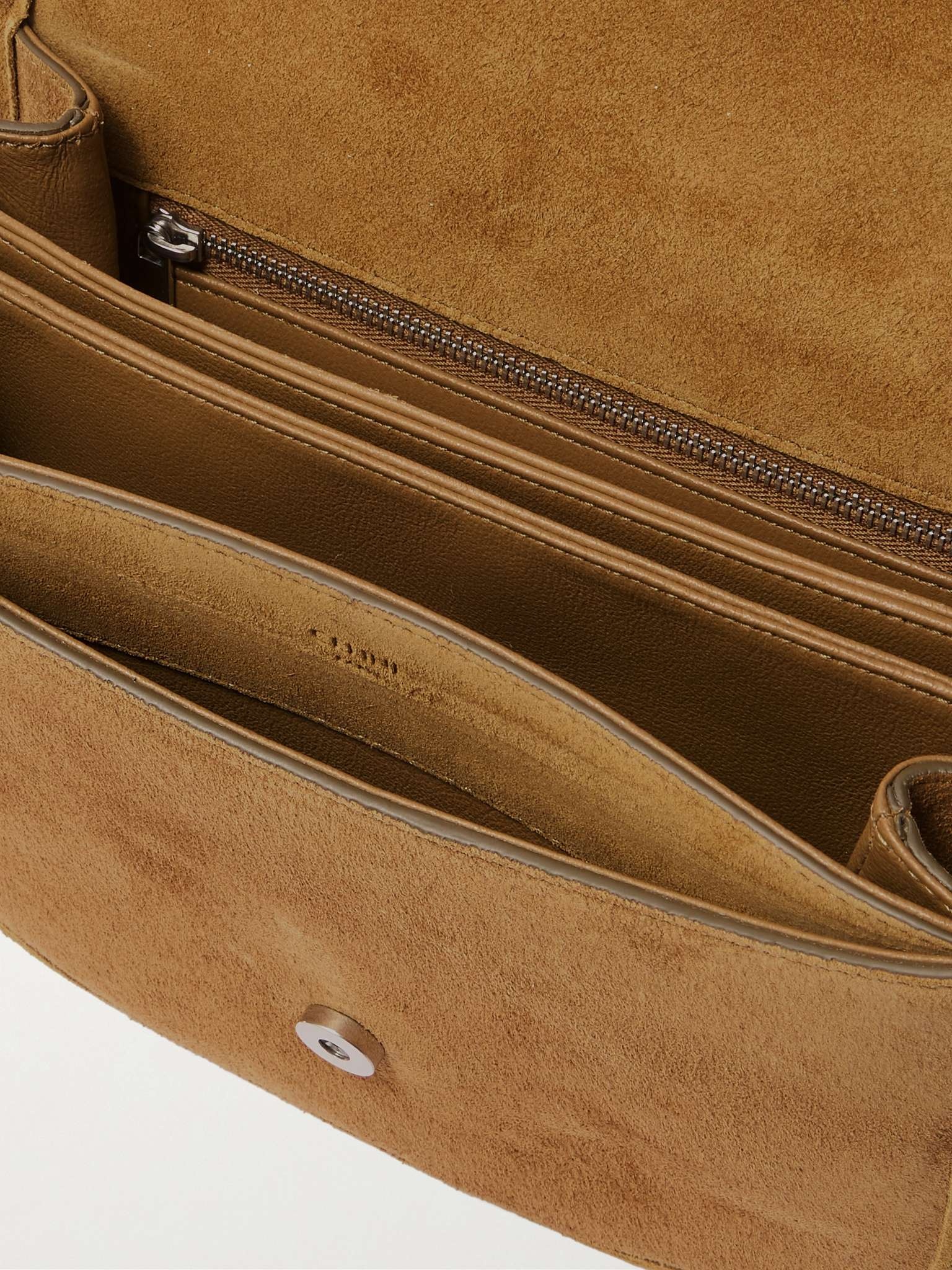 Triomphe Medium Suede Messanger Bag - 3