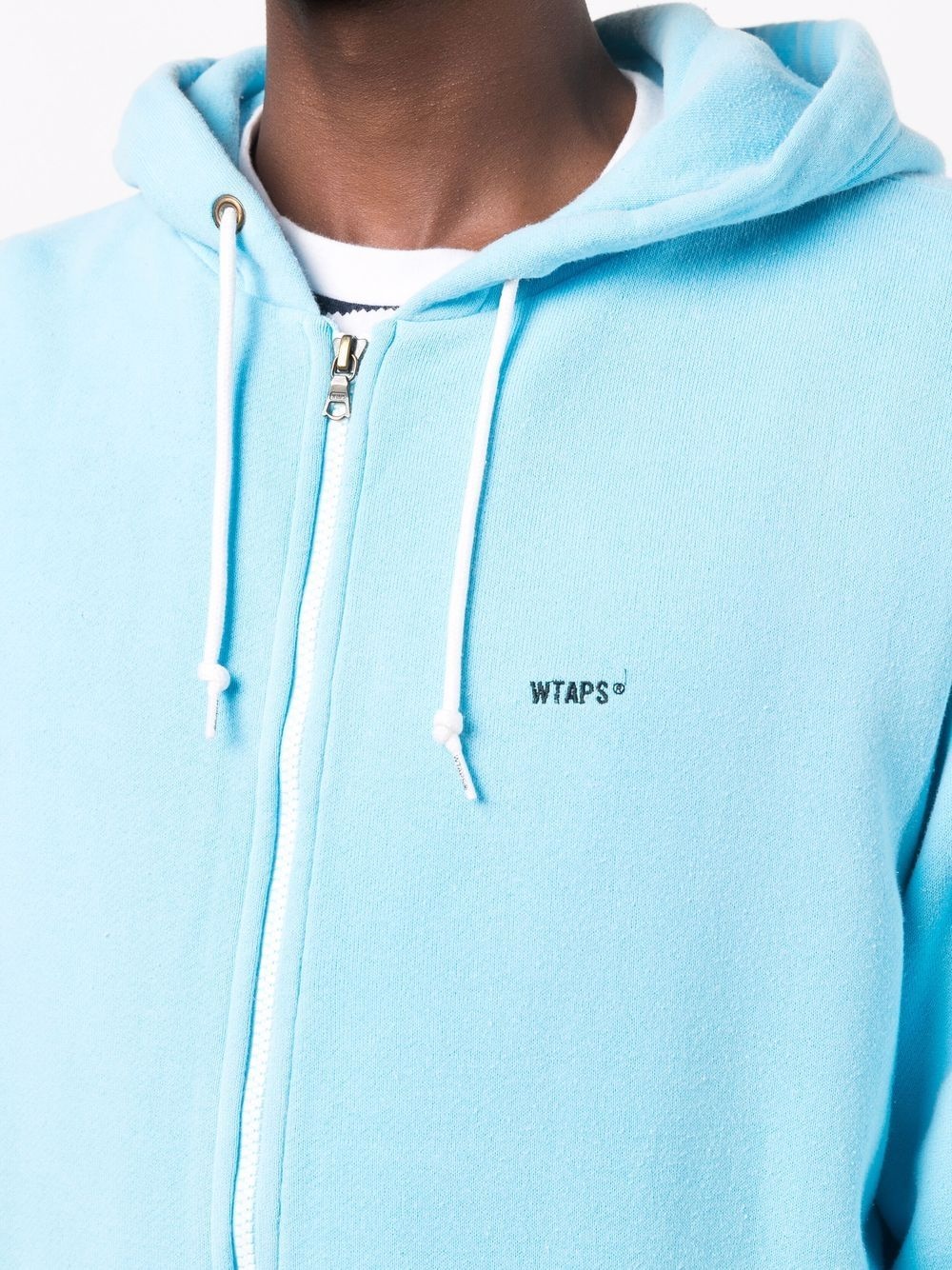 logo-embroidered hoodie - 5
