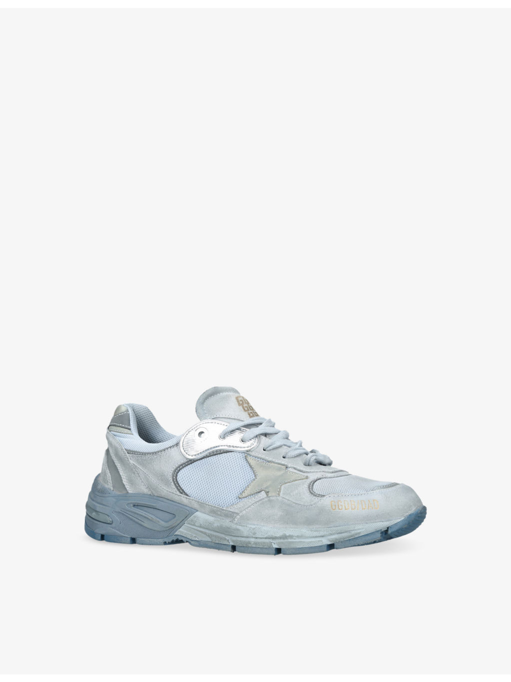 Men’s Dad-Star Suede and Mesh Low-Top Trainers - 3