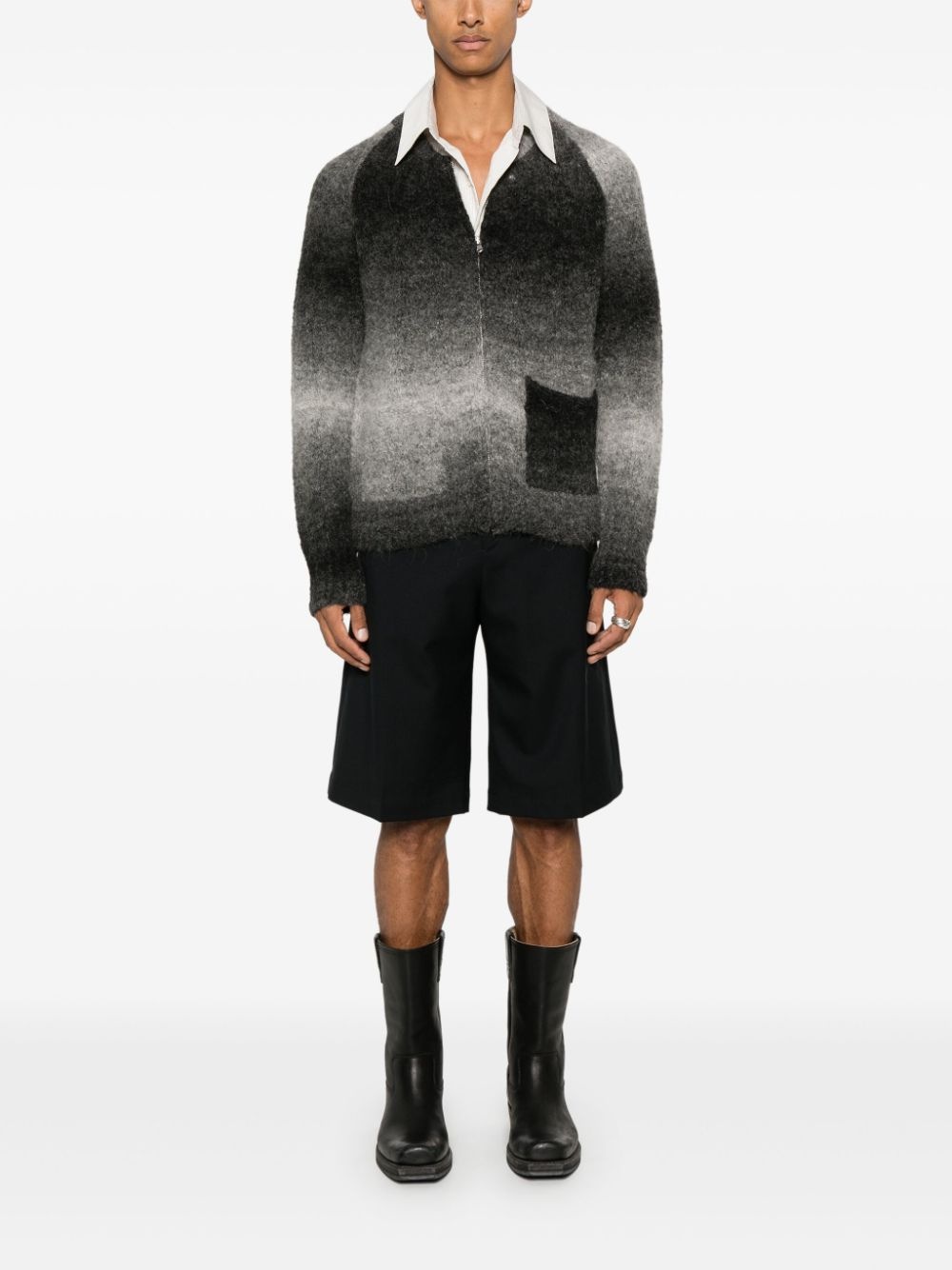 gradient-effect cardigan - 2