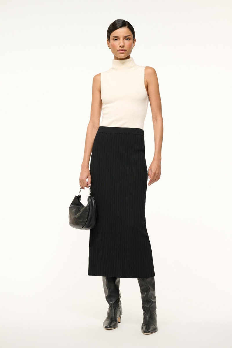 STAUD STAUD LYLE SKIRT BLACK outlook