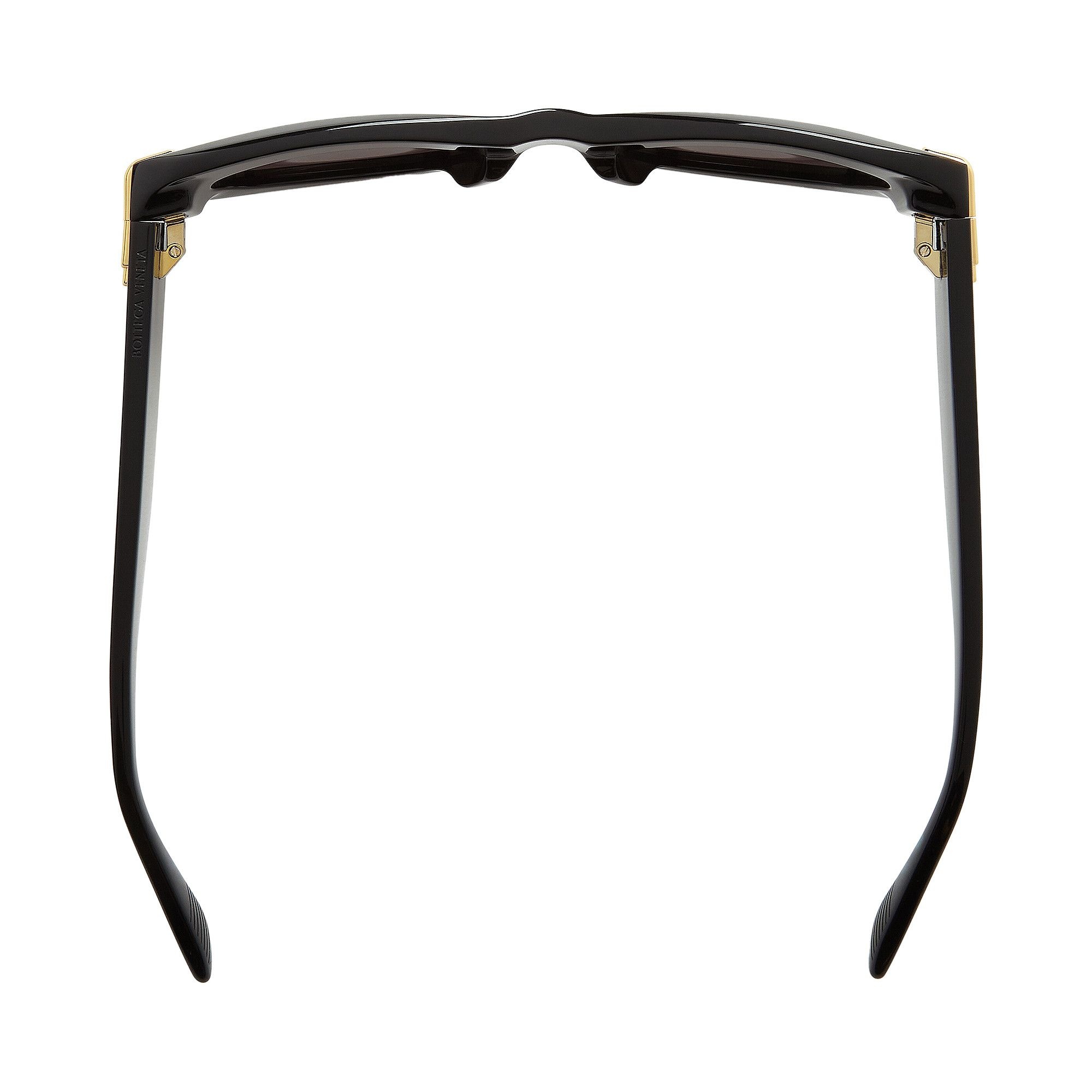 Bottega Veneta Mitre Oval Sunglasses 'Black/Grey' - 2