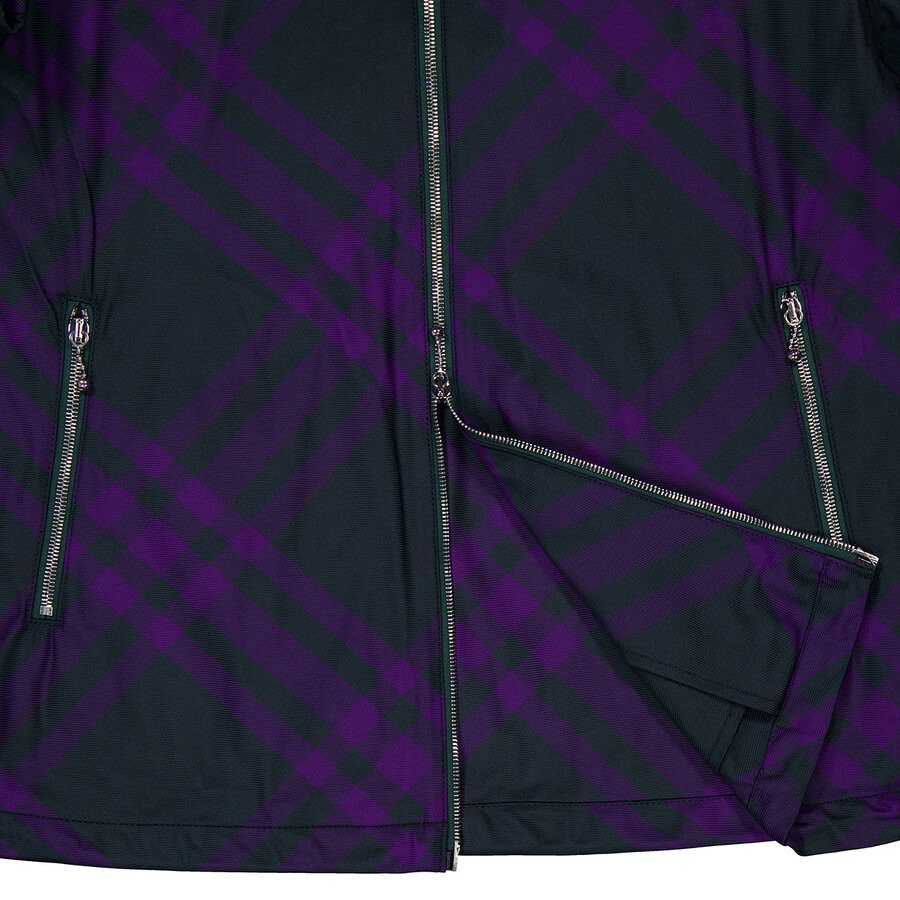 Burberry Check-Pattern Hooded Jacket - 7