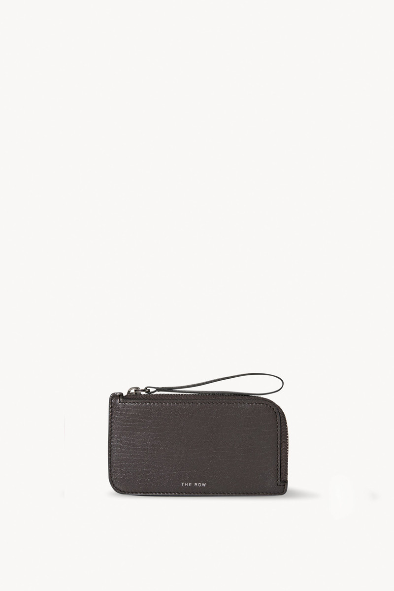 The Row Zipped Wallet in Leather outlook