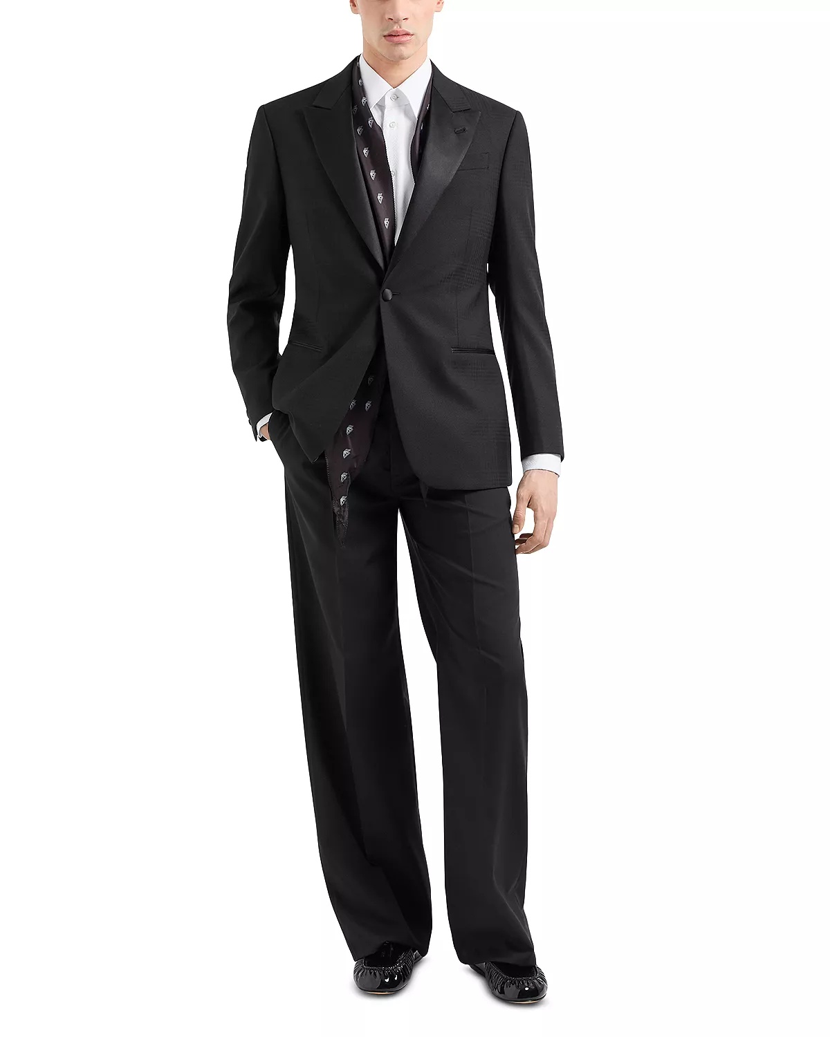 Regular Fit Crepe Wool Dinner Jacket - 2