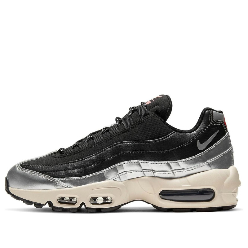 (WMNS) Nike 3M x Air Max 95 'Black Metallic Silver' CT1935-001 - 1