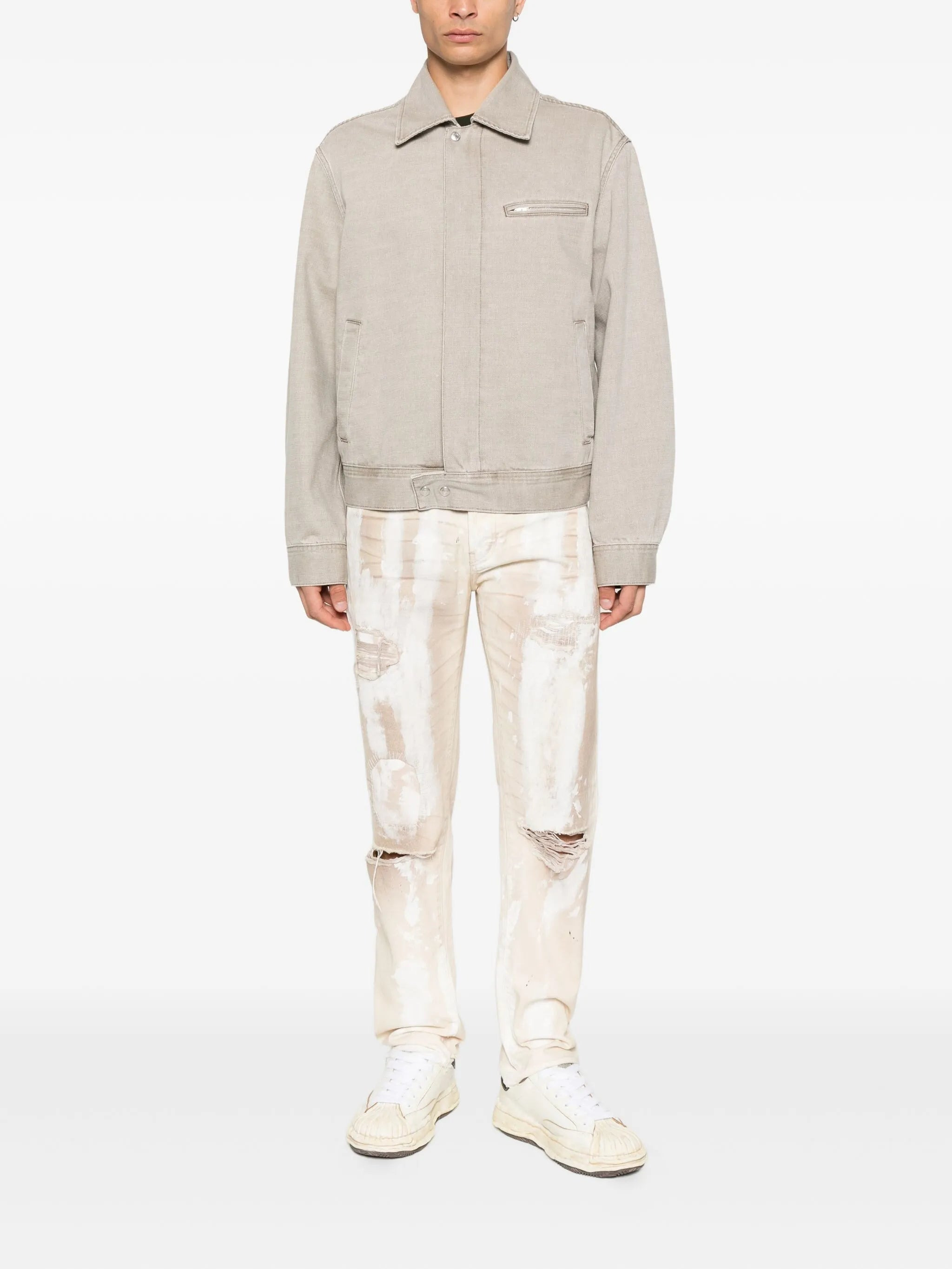 Gallery Dept. Paint-splatter Distressed Jeans - 3