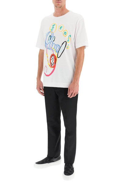 FENDI SEAHORSE PRINT T-SHIRT outlook