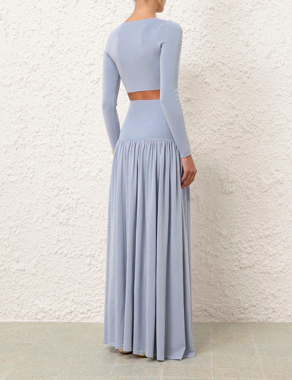 NATURA METALLIC MIDI SKIRT - 4