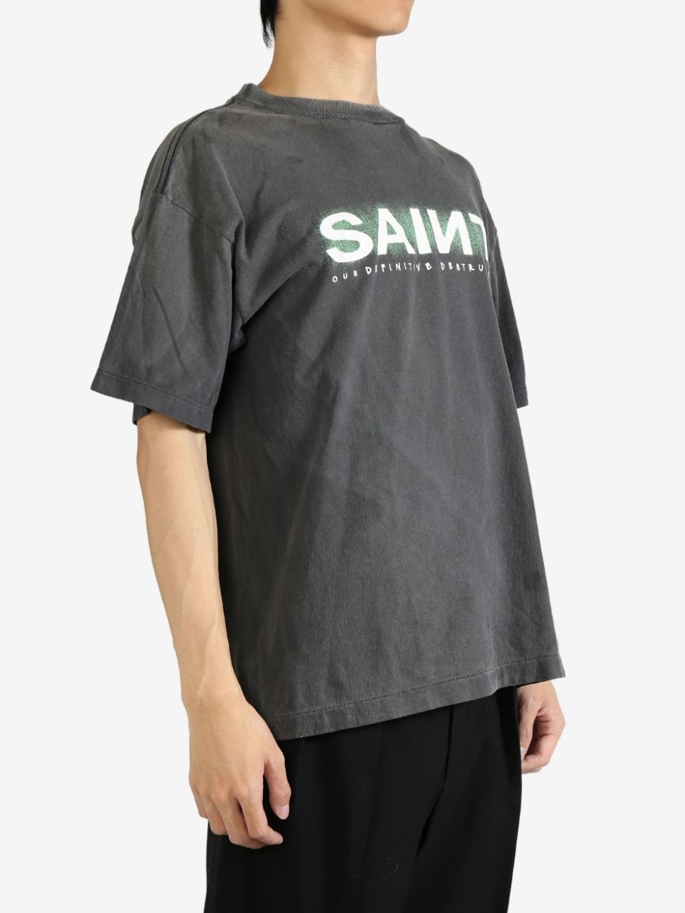 logo-print cotton T-shirt - 2