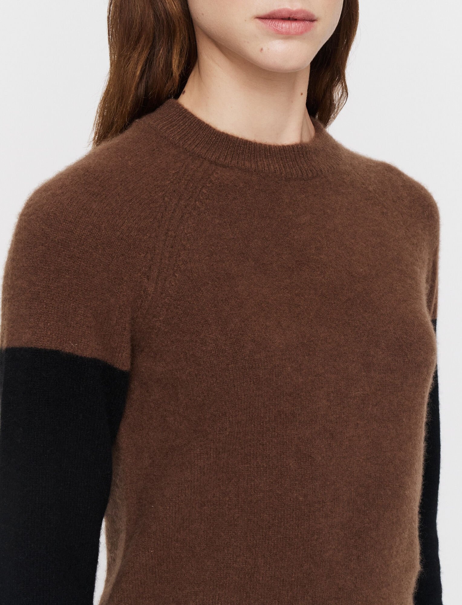 Brushed Cashmere Round Neck Jumper - 6