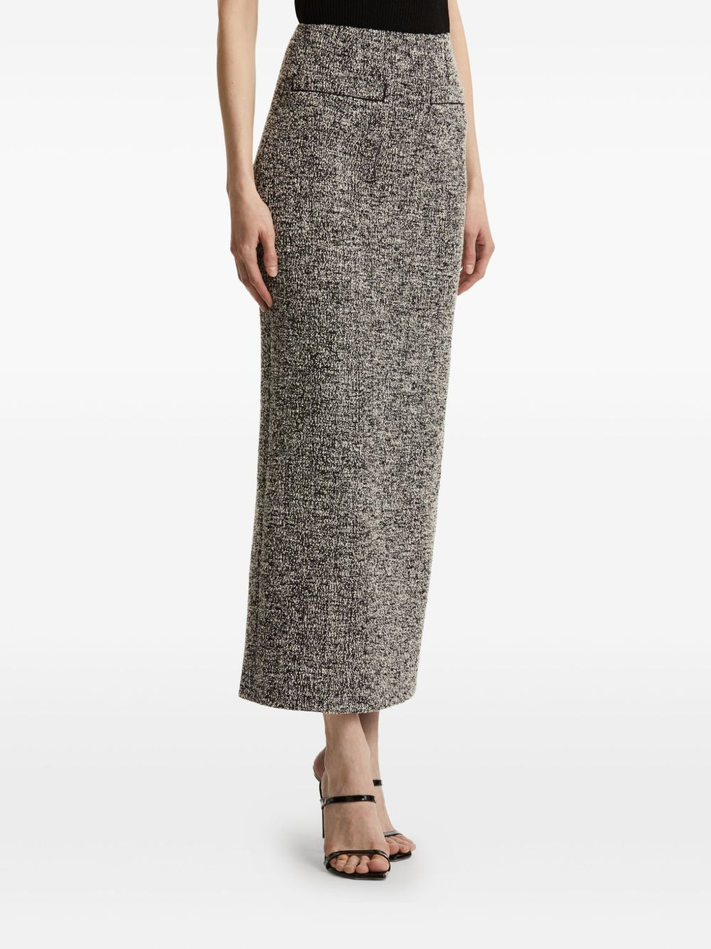 tweed pencil maxi skirt - 4