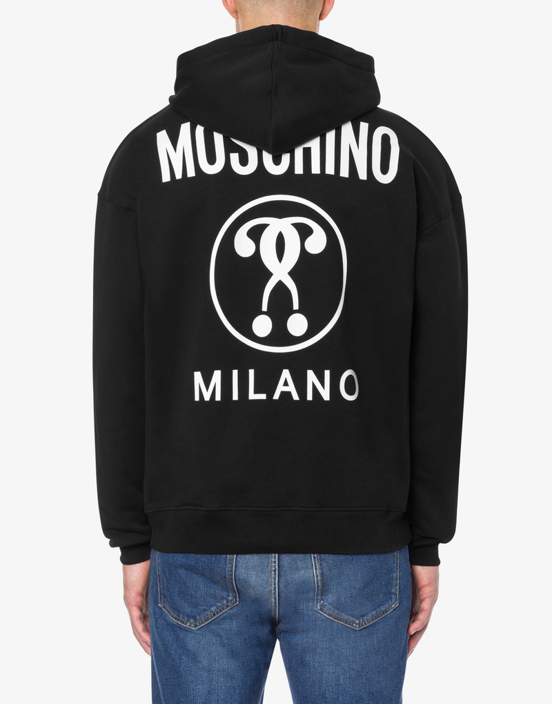 DOUBLE QUESTION MARK HOODED SWEATSHIRT 3