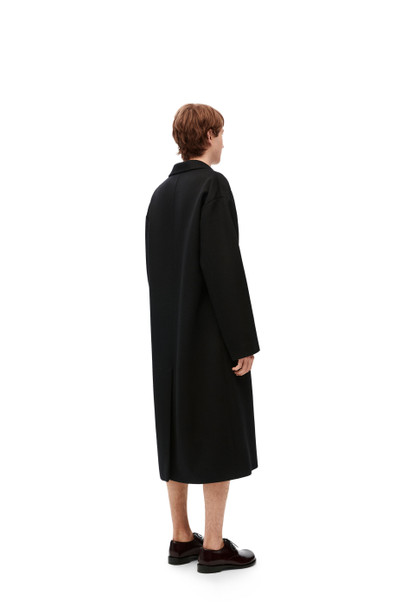 Loewe Scoop collar coat in wool and cashmere outlook