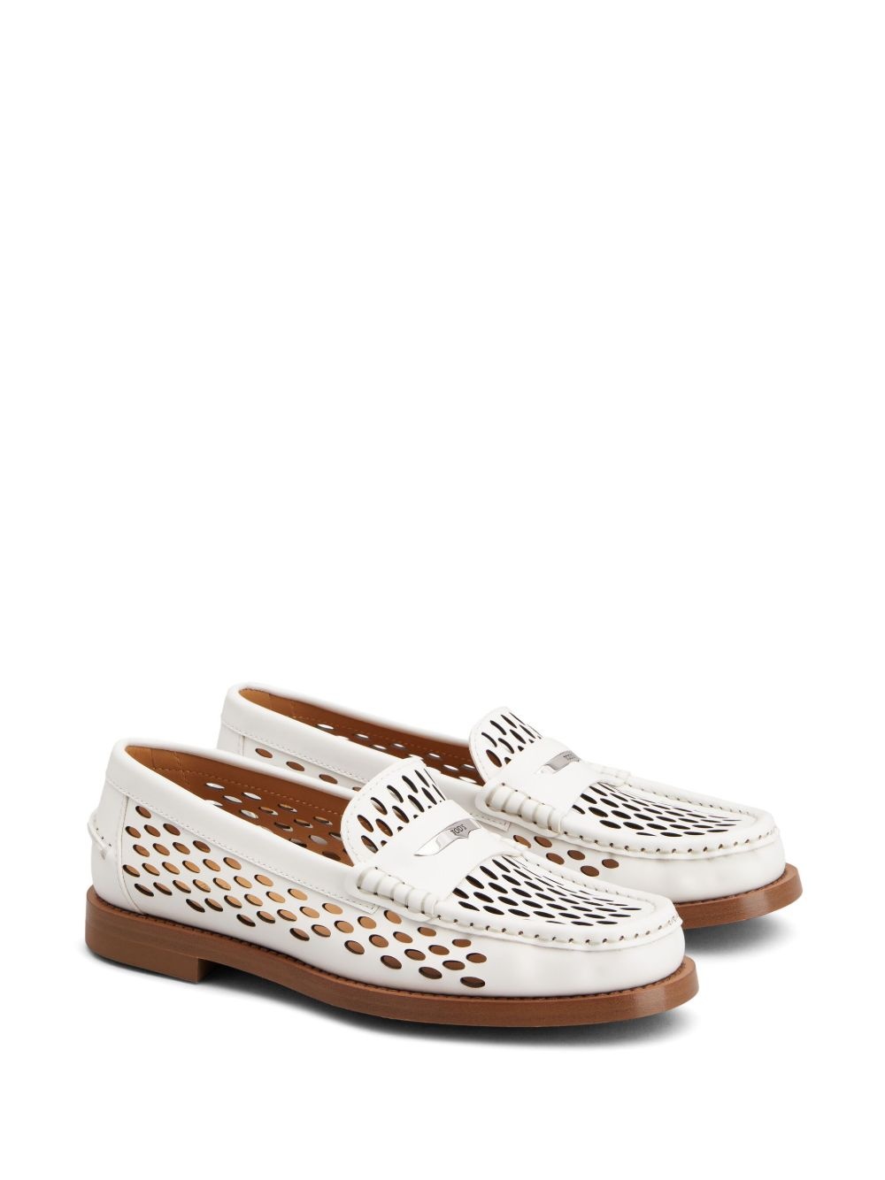 perforated loafers - 2