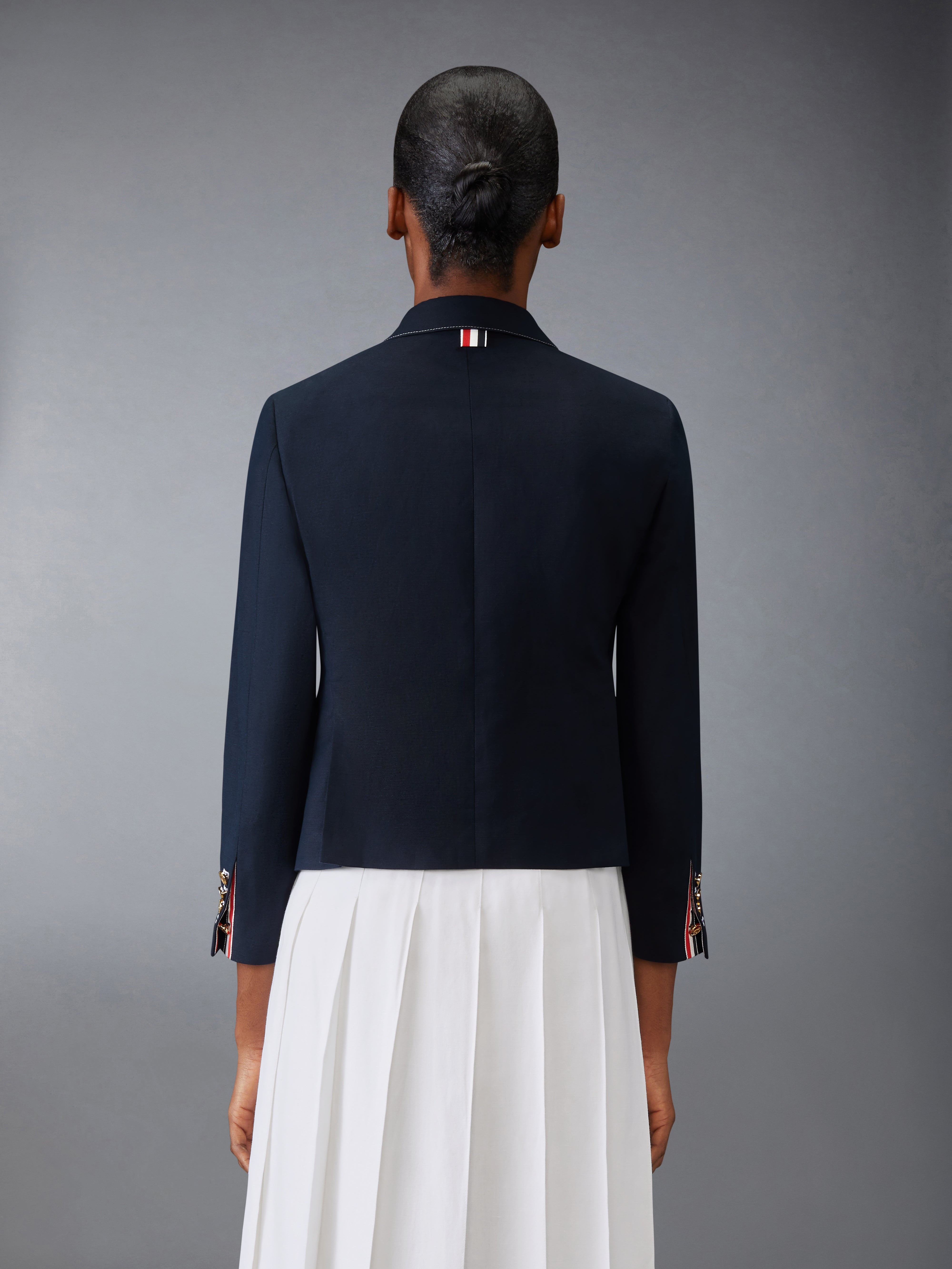LINEN COTTON HIGH BREAK SPORT COAT - 3