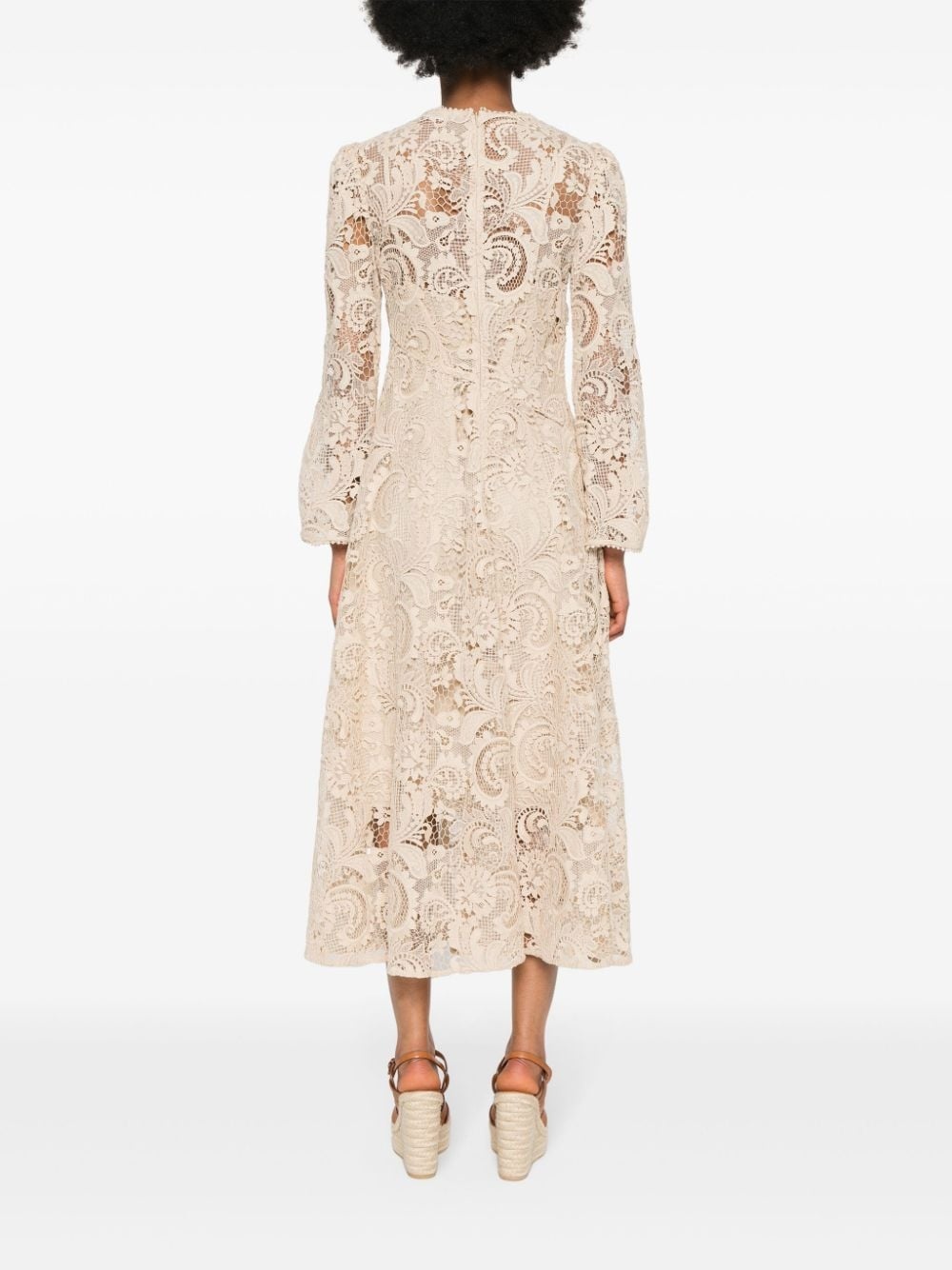 Waverly lace midi dress - 4