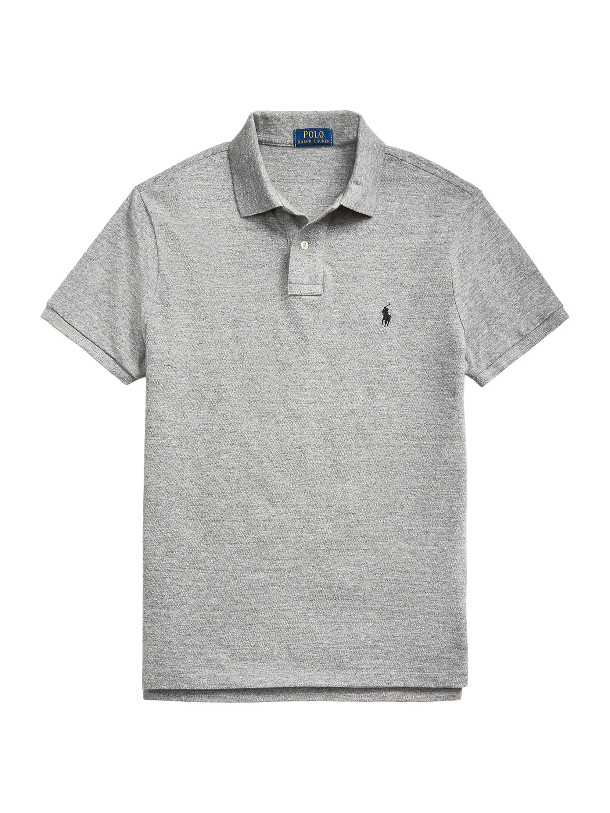 Men's Logo Cotton Slim-Fit Polo Shirt - Canterbury Heather - 1