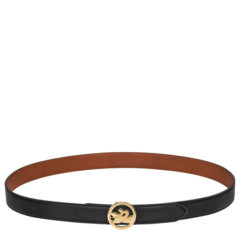 Box-Trot Ladies' belt Black/Cognac - Leather 1