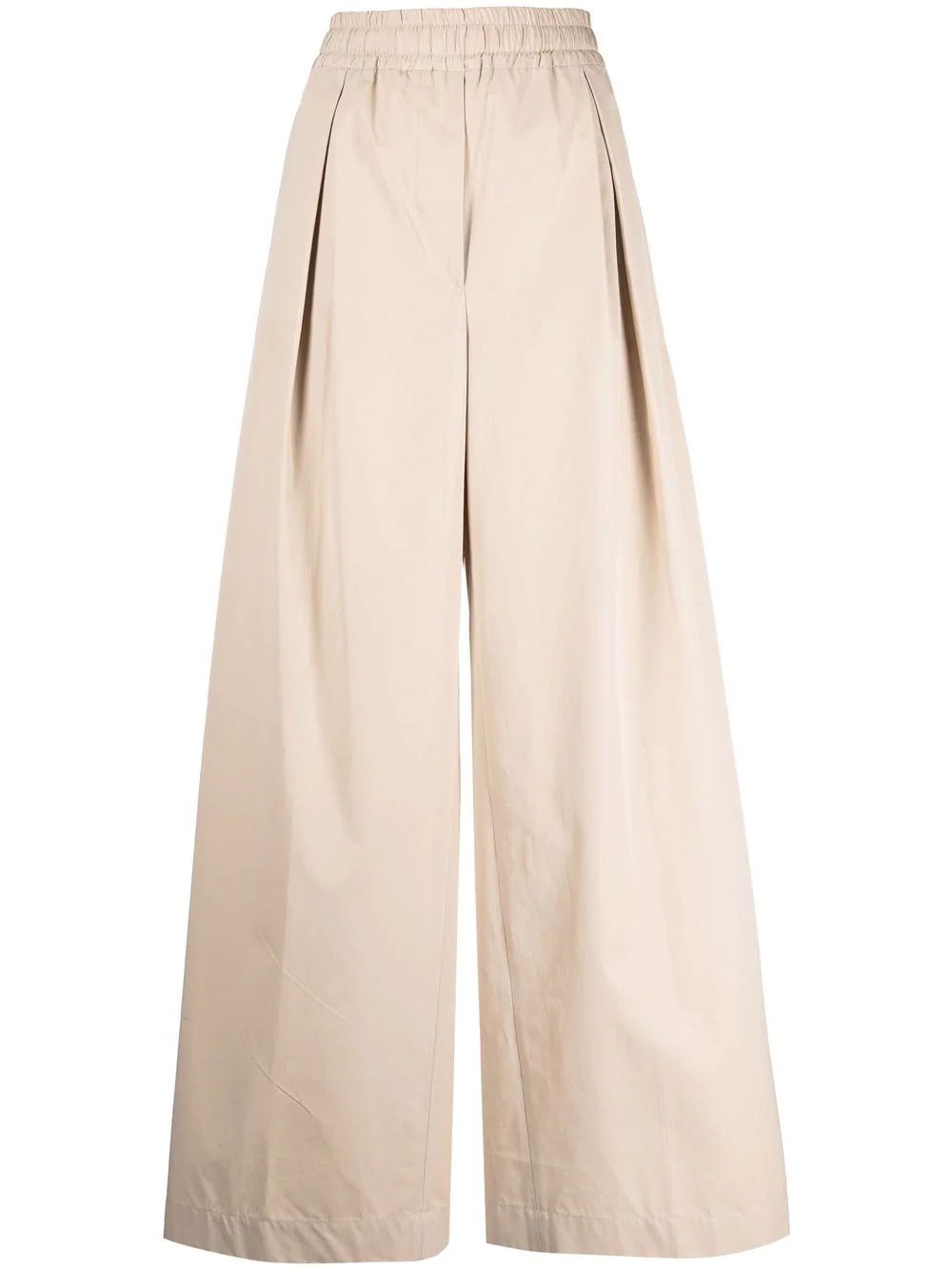 wide-leg flared trousers - 1