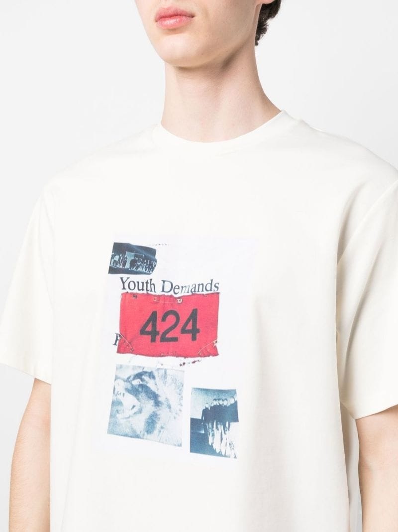 graphic-logo-print T-shirt - 5